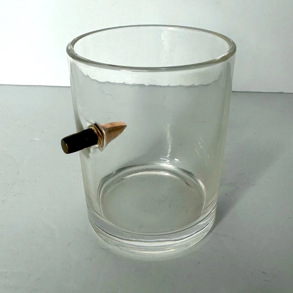 Shot Bullet Whiskey Glass Cup